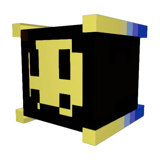 167qq Minecraft avatar head, 3D render