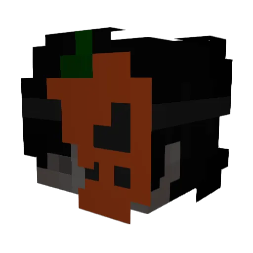 1682 Minecraft avatar head, 3D render