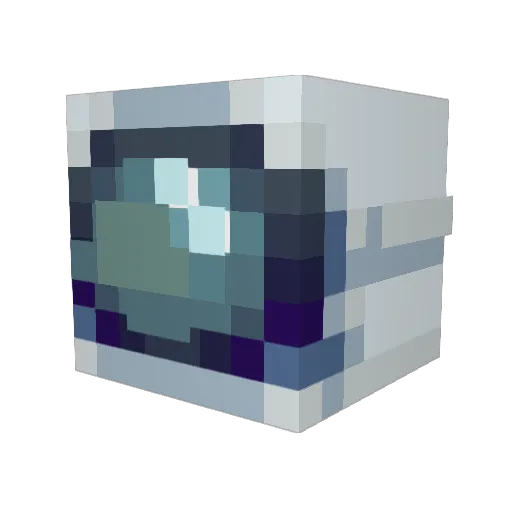 1685 Minecraft avatar head, 3D render
