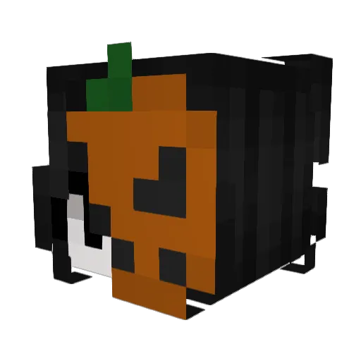 168po Minecraft avatar head, 3D render