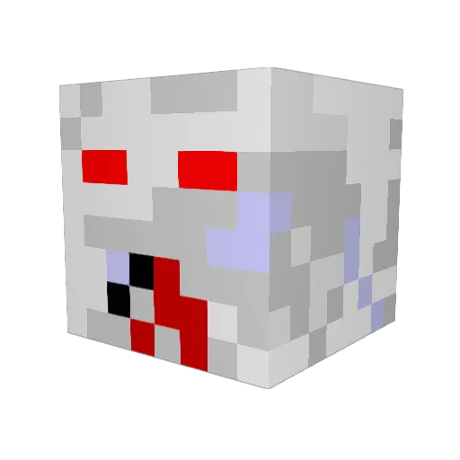 169oxygen Minecraft avatar head, 3D render