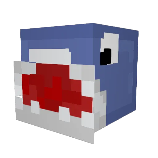 16champagne Minecraft avatar head, 3D render