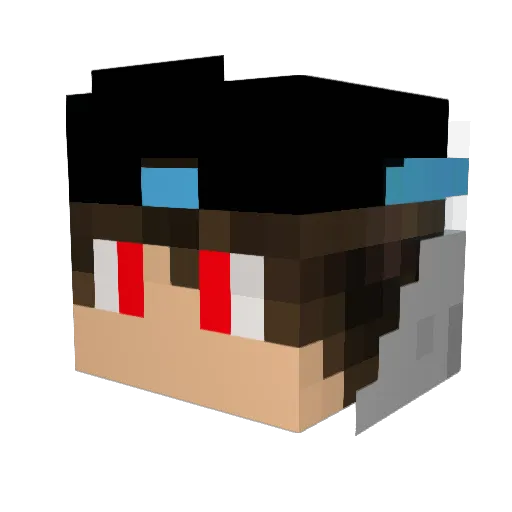 16jacko16 Minecraft avatar head, 3D render