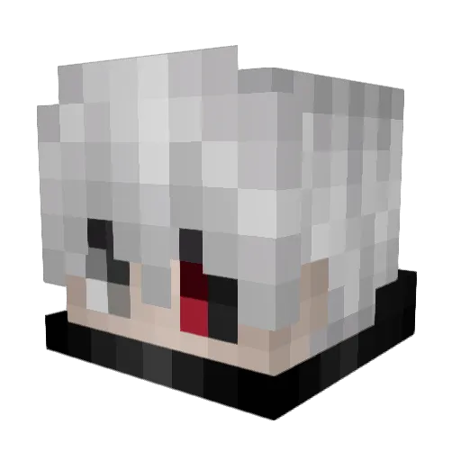 16thetank Minecraft avatar head, 3D render
