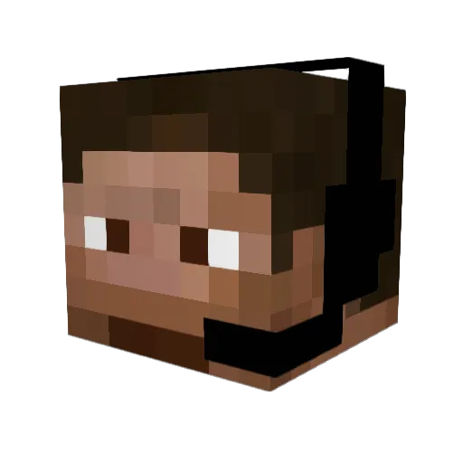 1703Lukas Minecraft avatar head, 3D render