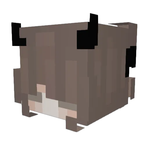 170ms Minecraft avatar head, 3D render
