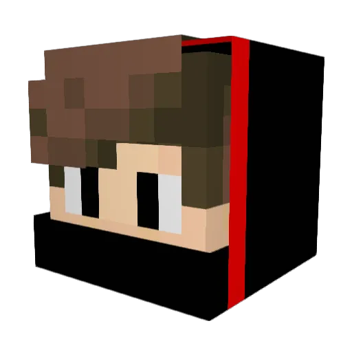 1711steven Minecraft avatar head, 3D render