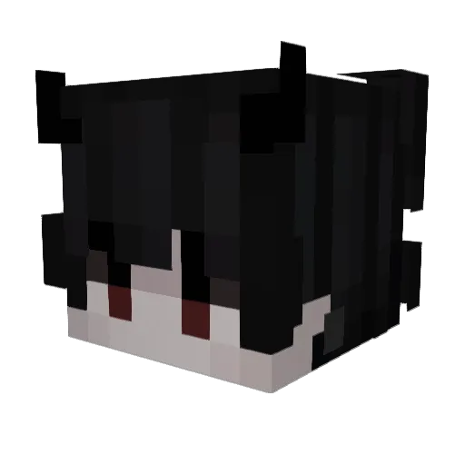 17362 Minecraft avatar head, 3D render