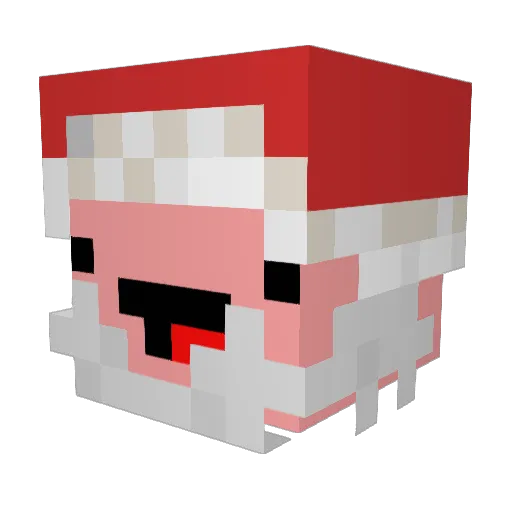 1749 Minecraft avatar head, 3D render