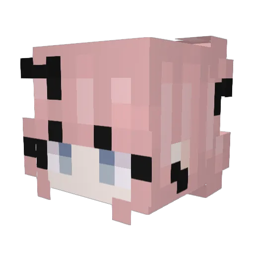 1752x1080 Minecraft avatar head, 3D render
