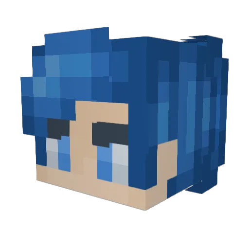 17Neyrex28 Minecraft avatar head, 3D render
