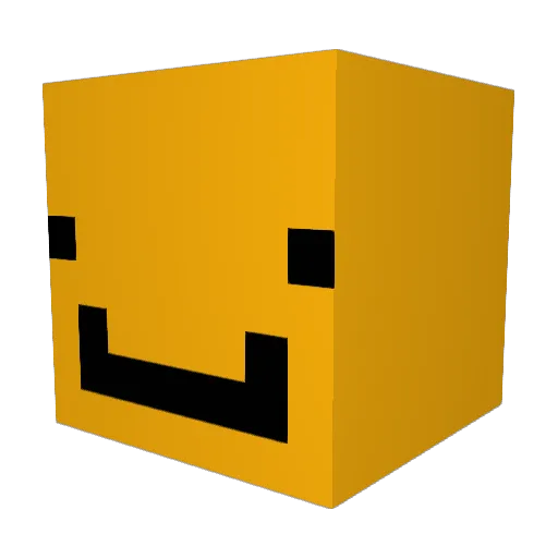 17SHADESOFYELLOW Minecraft avatar head, 3D render