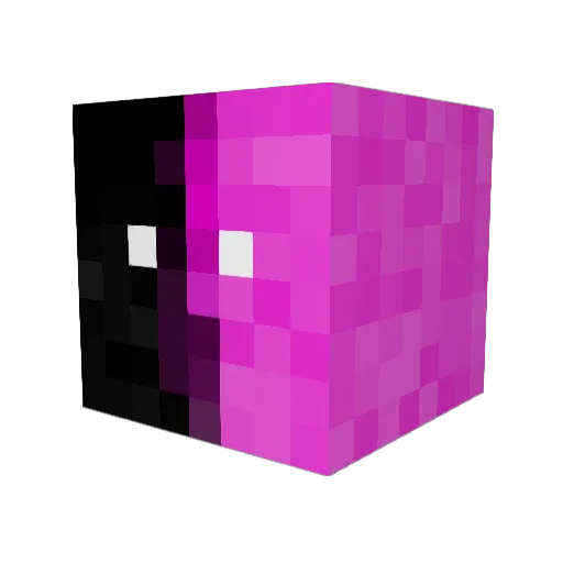 17Xfar Minecraft avatar head, 3D render
