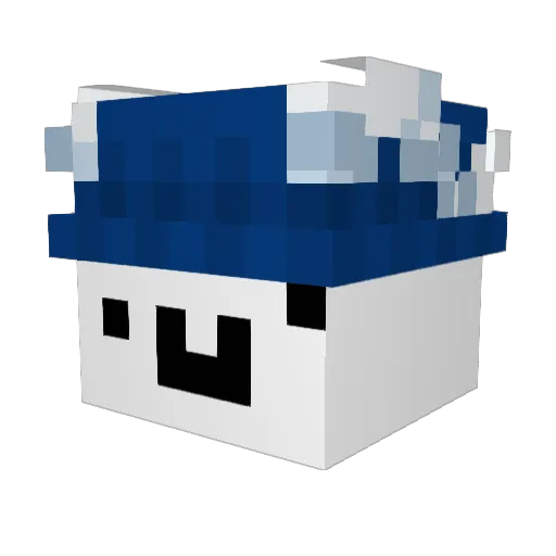 17valentino_ Minecraft avatar head, 3D render
