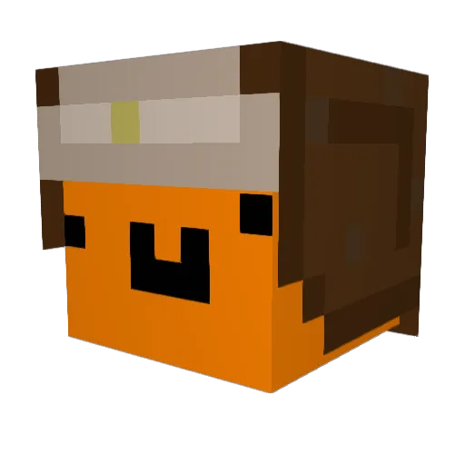 17x01Stxrs Minecraft avatar head, 3D render