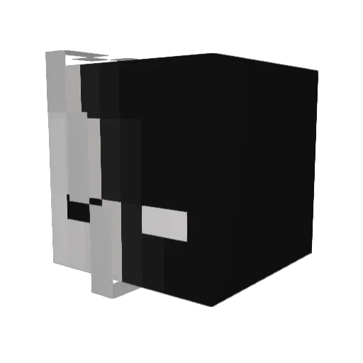 1825114 Minecraft avatar head, 3D render