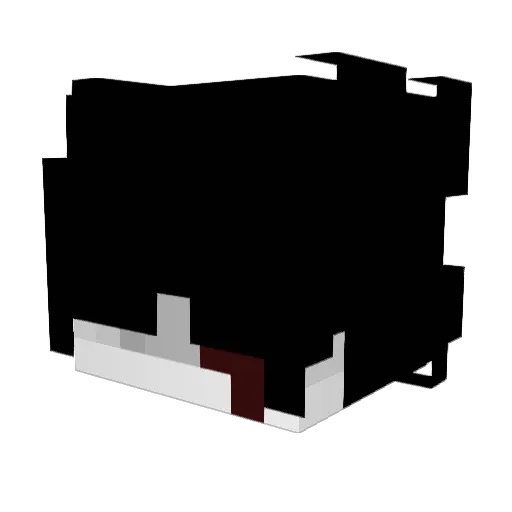 183_dmb Minecraft avatar head, 3D render