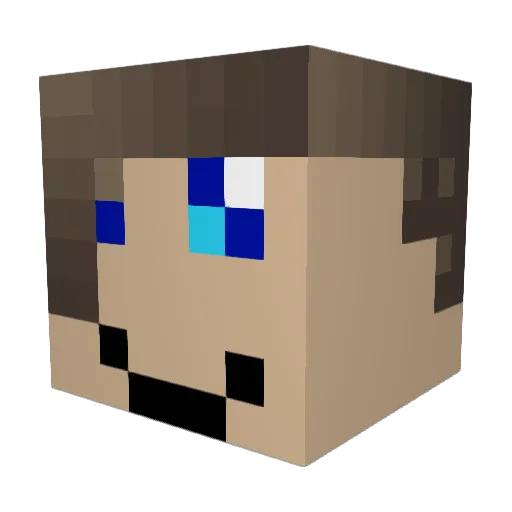 187Mike187 Minecraft avatar head, 3D render