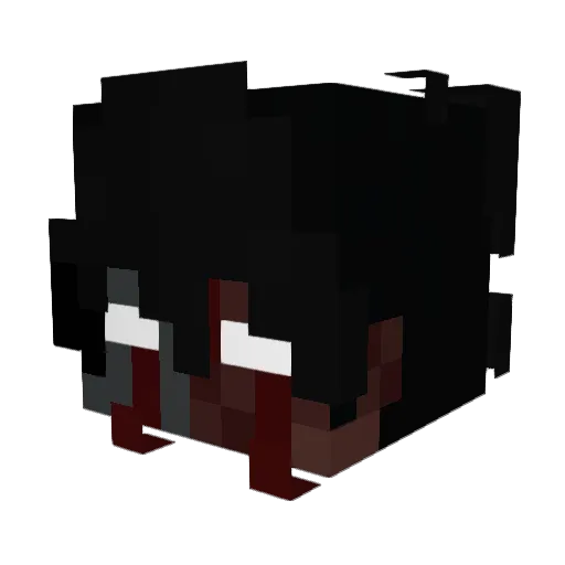 187Saul Minecraft avatar head, 3D render