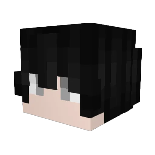 187loopy Minecraft avatar head, 3D render