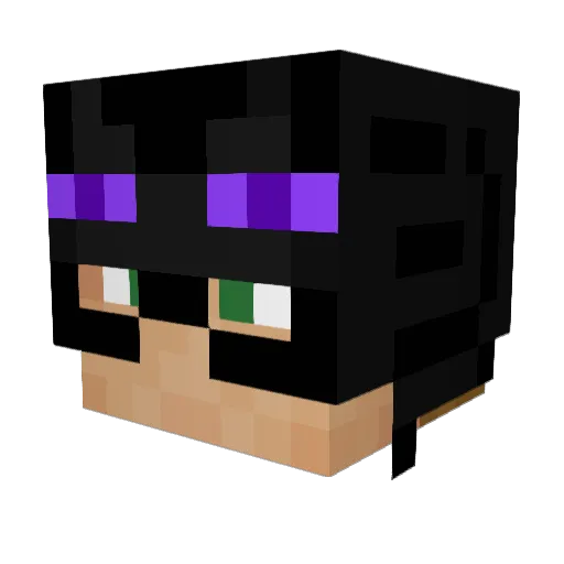 187nerz Minecraft avatar head, 3D render