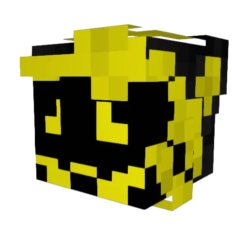 190109 Minecraft avatar head, 3D render