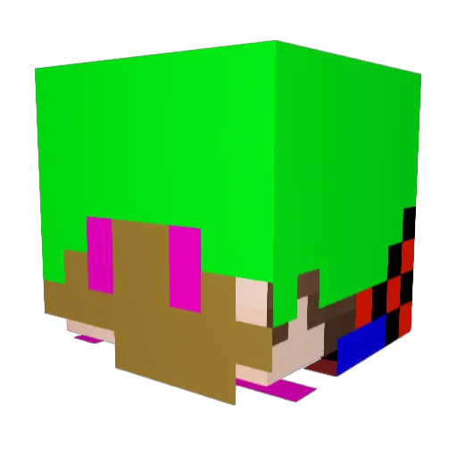 1949Trevor Minecraft avatar head, 3D render