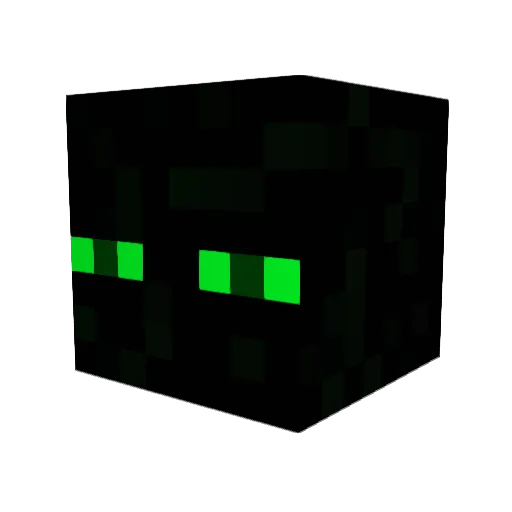 1966EinLebenLang Minecraft avatar head, 3D render