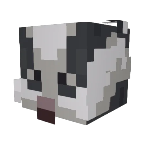 1976Hunter Minecraft avatar head, 3D render