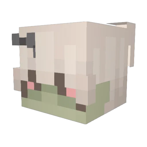 1996impala Minecraft avatar head, 3D render