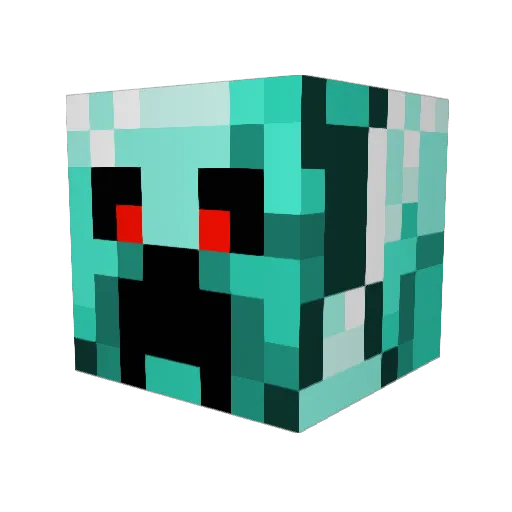 19982468 Minecraft avatar head, 3D render