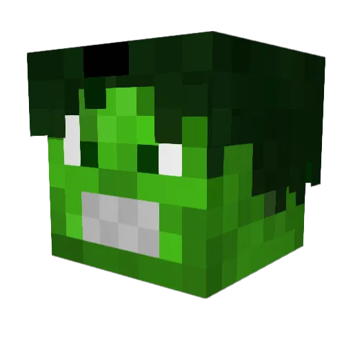 1999rod Minecraft avatar head, 3D render