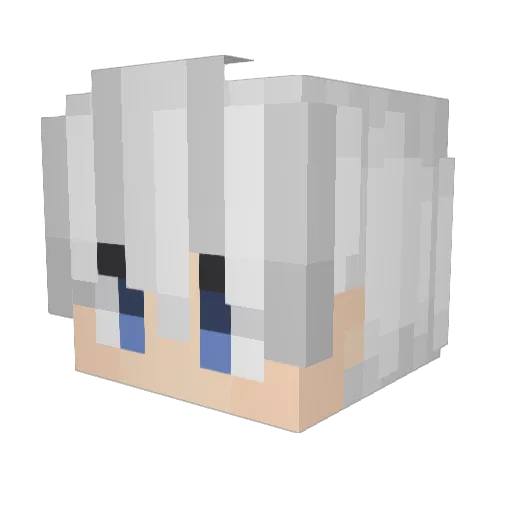 19Fabse98 Minecraft avatar head, 3D render