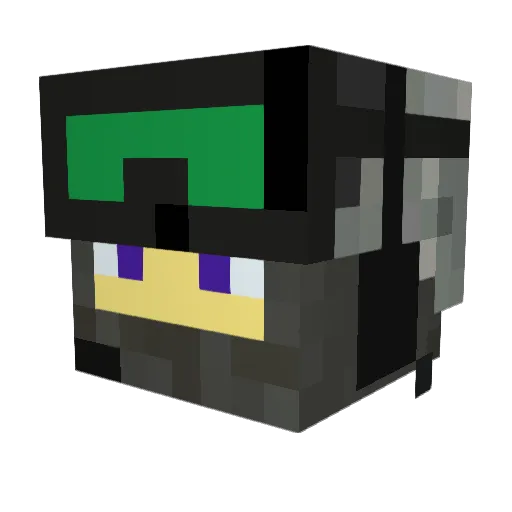 19headhunter98 Minecraft avatar head, 3D render
