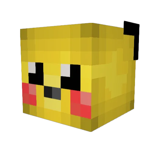 19jdavis Minecraft avatar head, 3D render