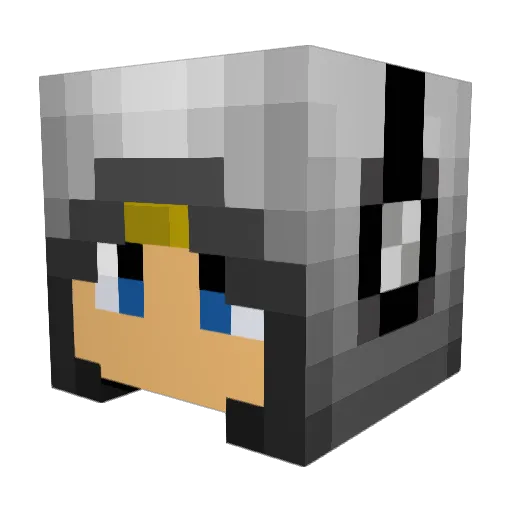 19tinman97 Minecraft avatar head, 3D render