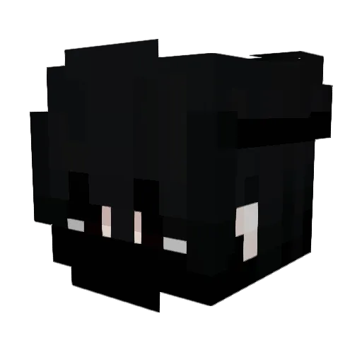 19yo Minecraft avatar head, 3D render