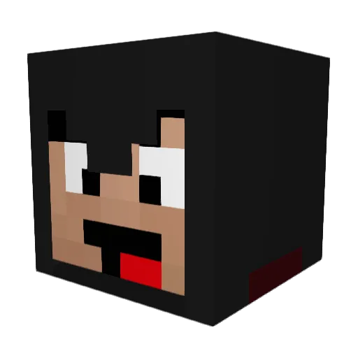 1Abbadon1 Minecraft avatar head, 3D render
