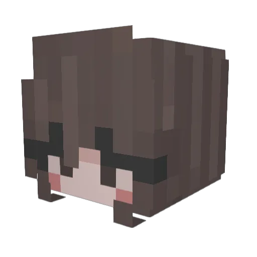 1Aspect1 Minecraft avatar head, 3D render