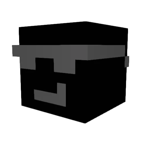 1AvielRamOn1 Minecraft avatar head, 3D render
