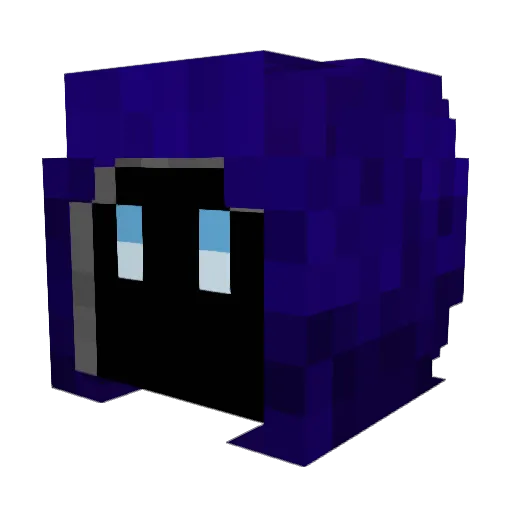 1BAH1 Minecraft avatar head, 3D render