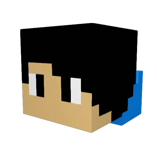 1BigBlockhead Minecraft avatar head, 3D render