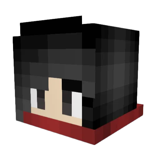 1Bingus Minecraft avatar head, 3D render