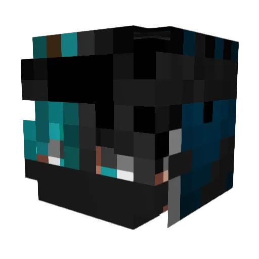 1BitRyan Minecraft avatar head, 3D render