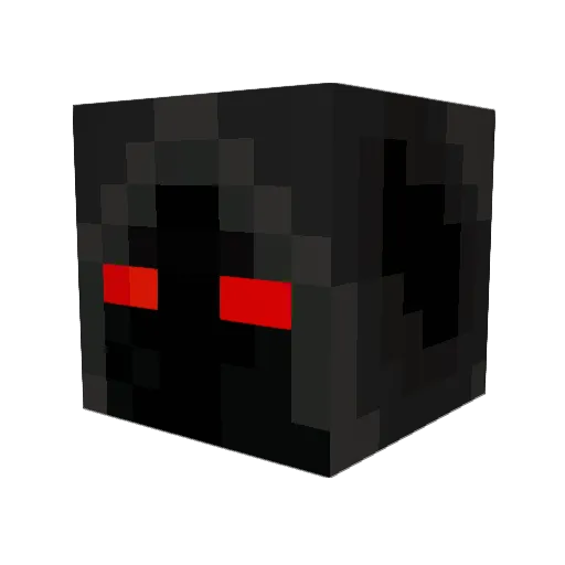 1Black5ky Minecraft avatar head, 3D render
