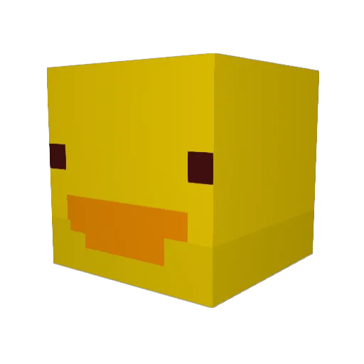 1Blokkmann1 Minecraft avatar head, 3D render
