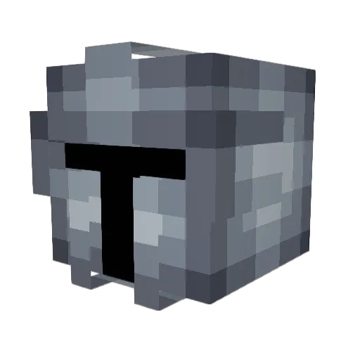 1Card2Play Minecraft avatar head, 3D render