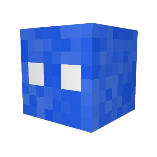 1Centry Minecraft avatar head, 3D render