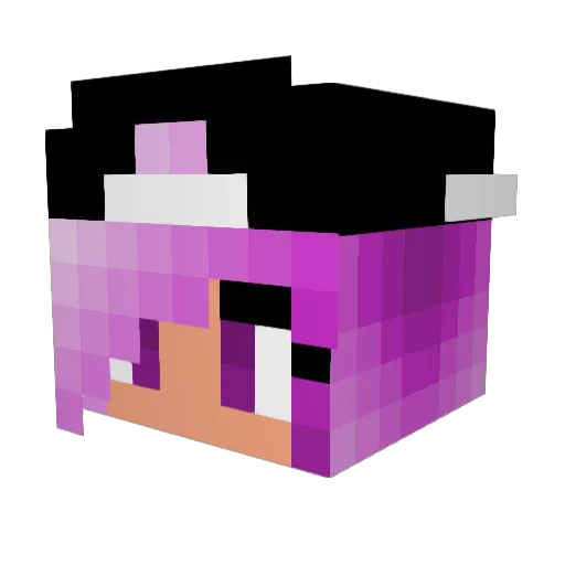 1Chelsea Minecraft avatar head, 3D render