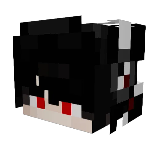1CoC1 Minecraft avatar head, 3D render